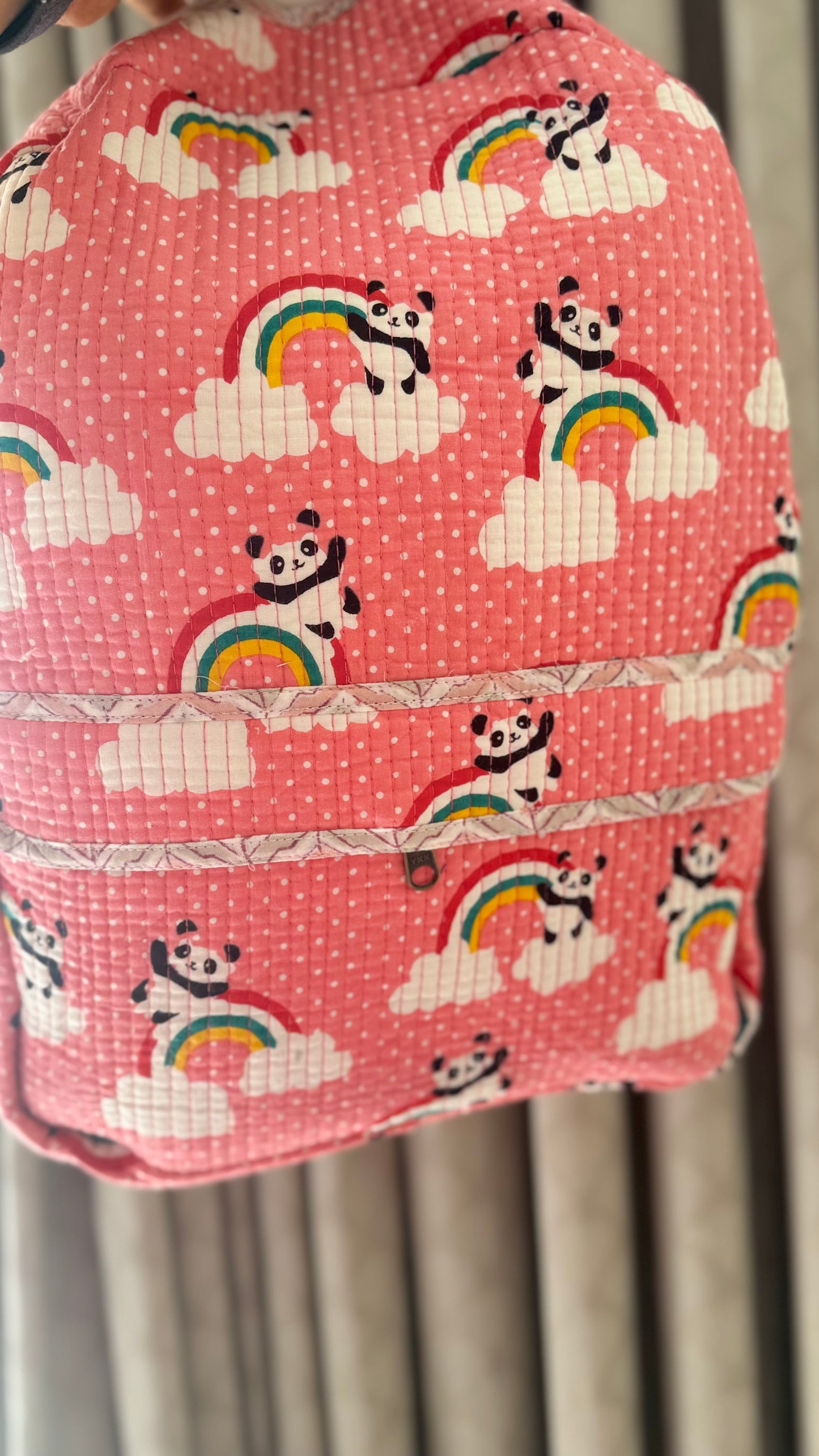 Backpack -Rainbow Panda