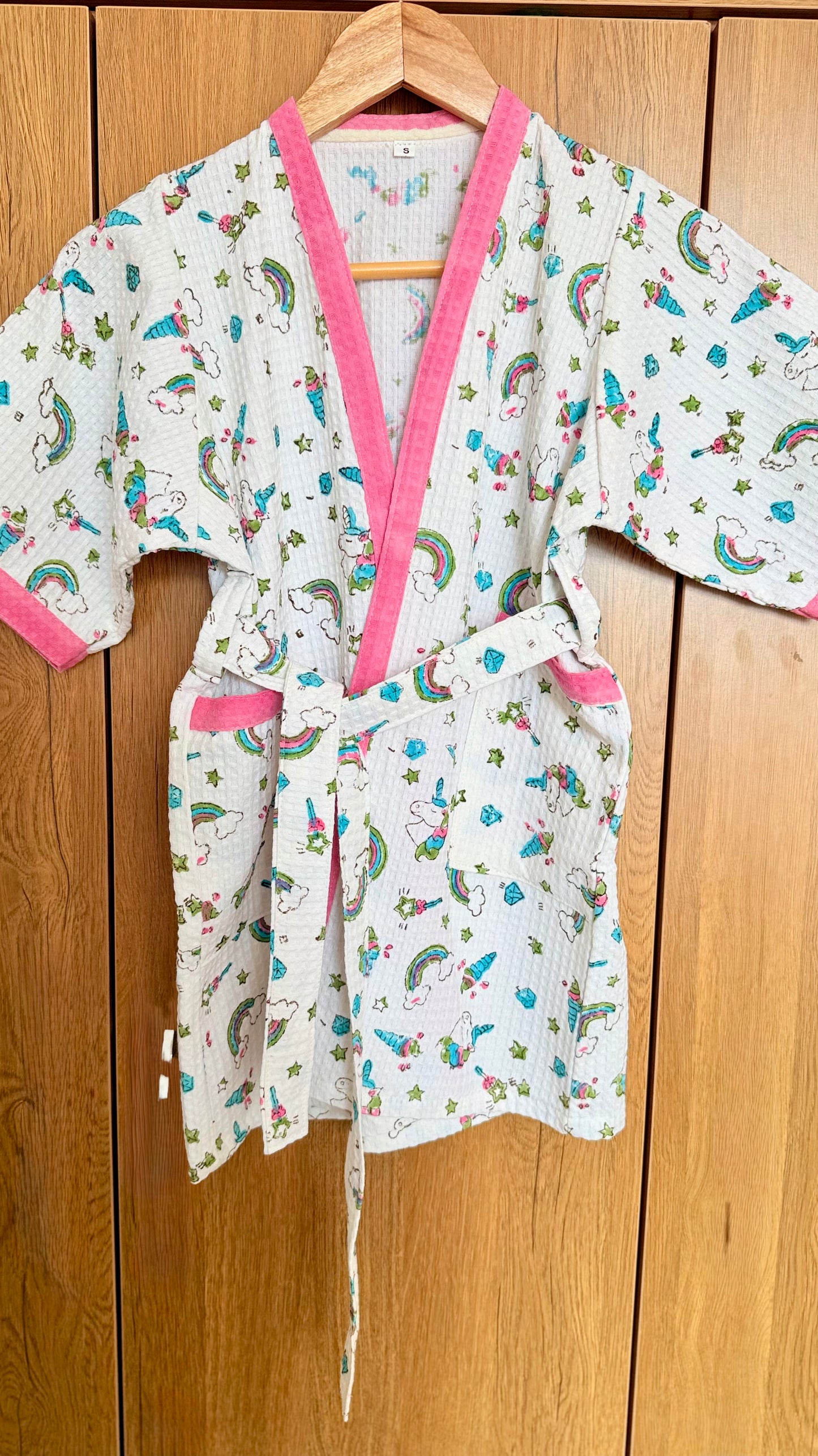 Kids Unicorn Wishes Bathrobe