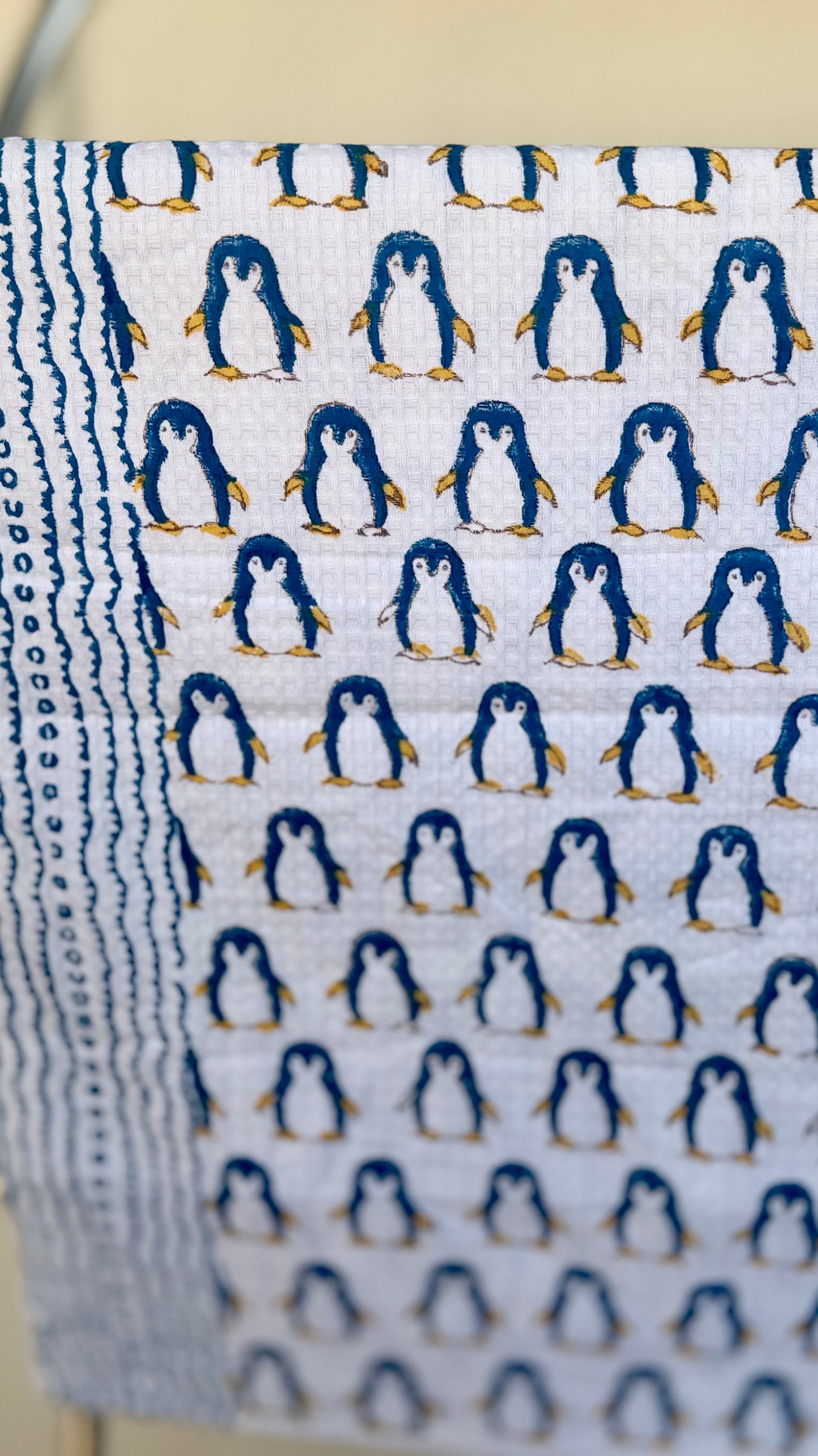 Kids Puddle Penguins towel