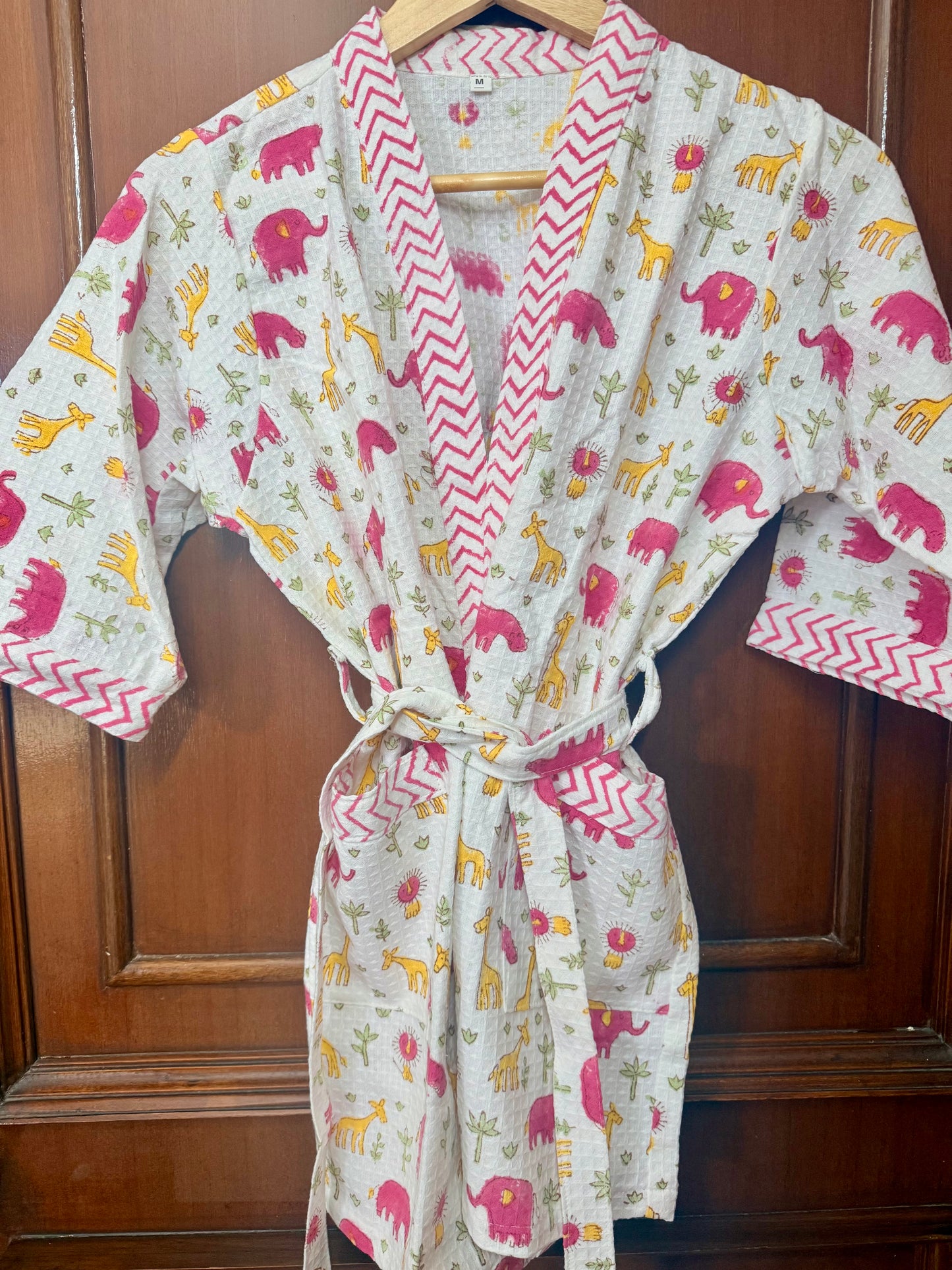 Kids Bathrobe Dino Design