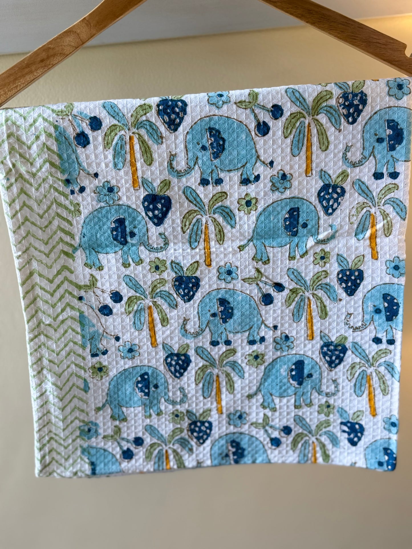 Kids Blue Elephant towel