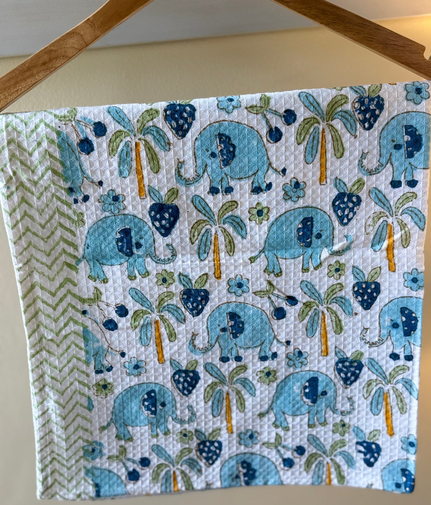 Kids Blue Elephant towel