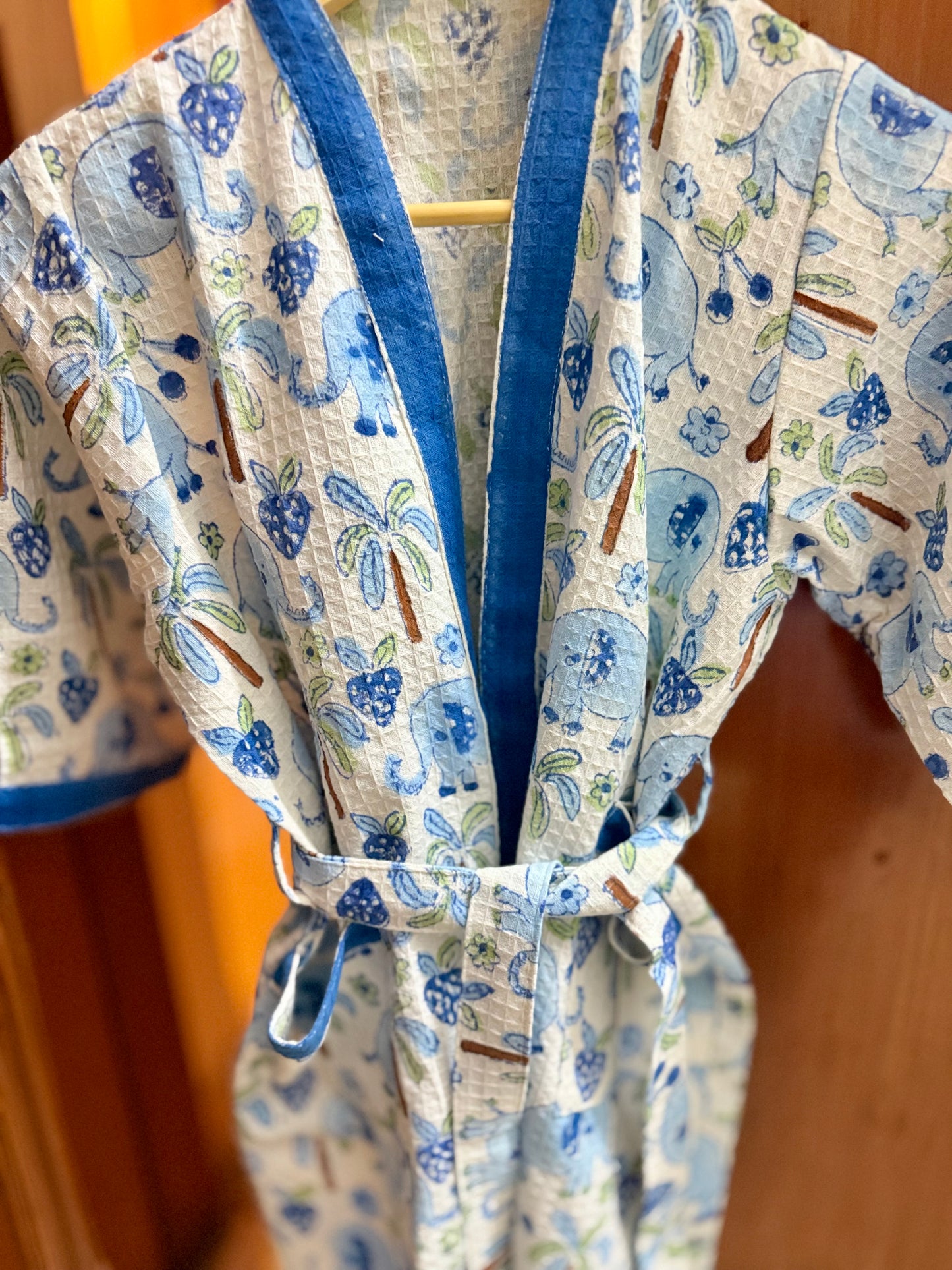 Kids Bathrobe Dino Design