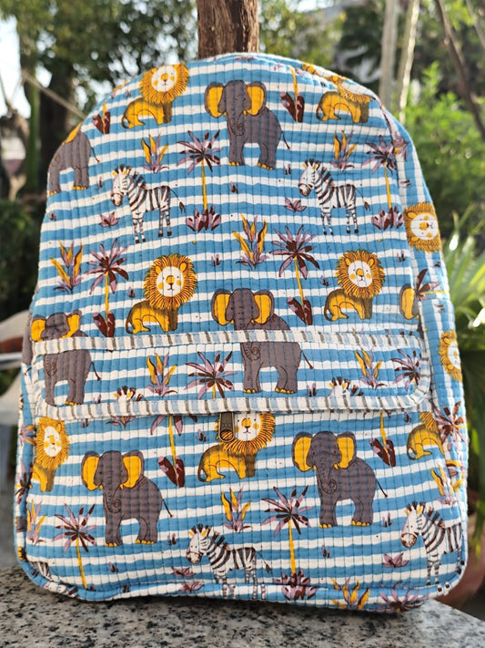 Backpack- Blue Jungle