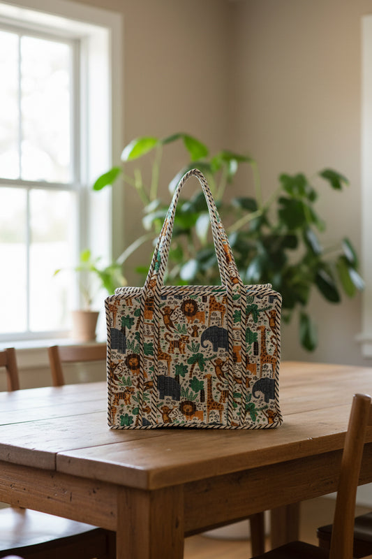 Jungle adventure Mini tote bag