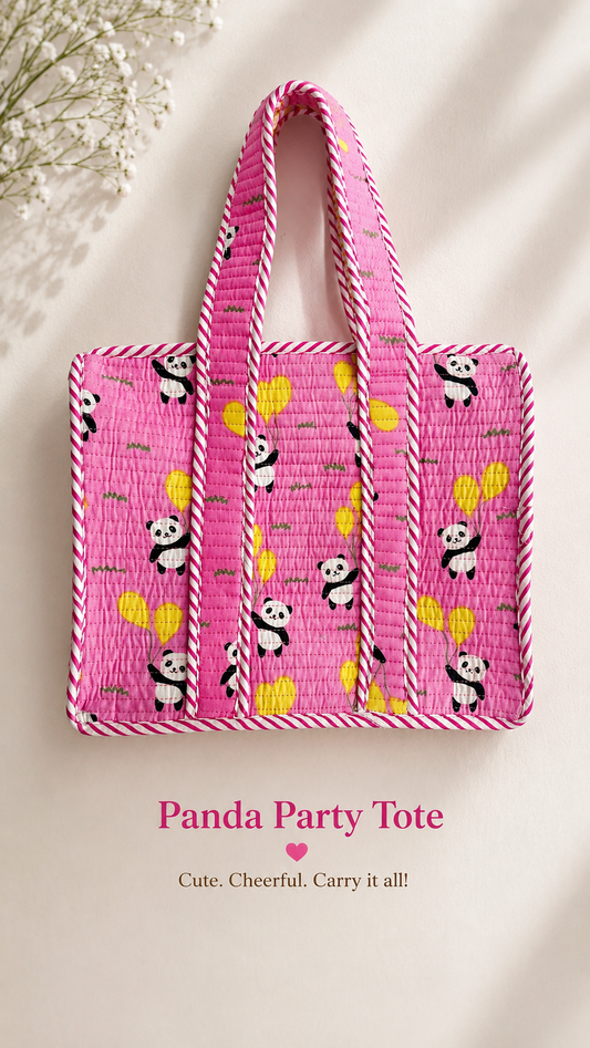 Panda party Mini tote bag