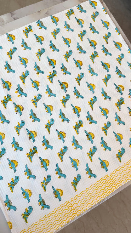 Kids Dino Land tales towel