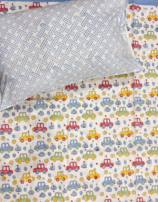 Kids Bedsheet Car small