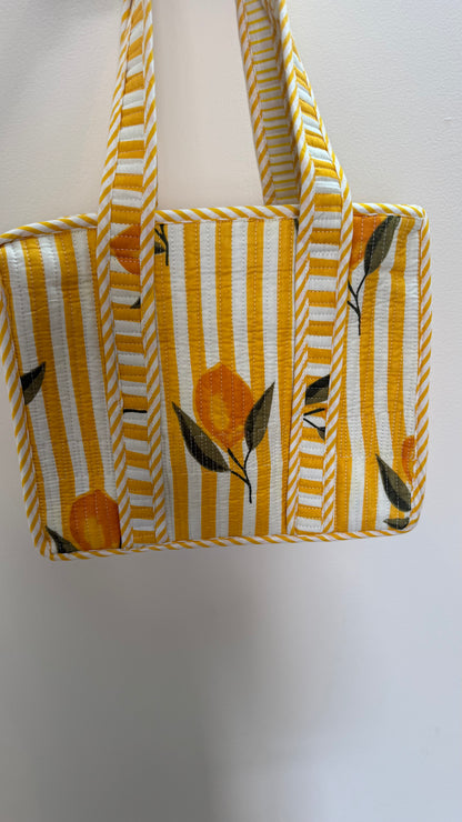 Sunshine Citrus Mini tote bag