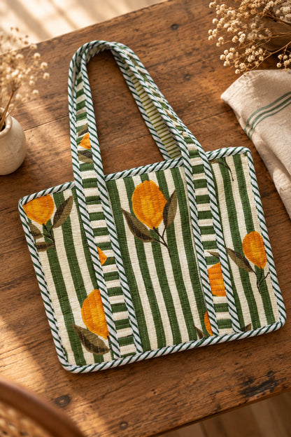 Olive Citrus Mini tote bag
