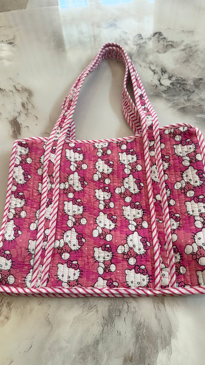 Pink Hello Kitty Mini Tote Bag