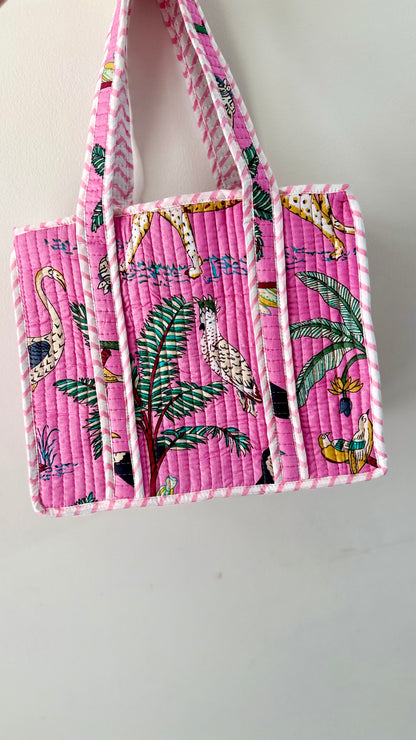 Pink Paradise Mini tote bag