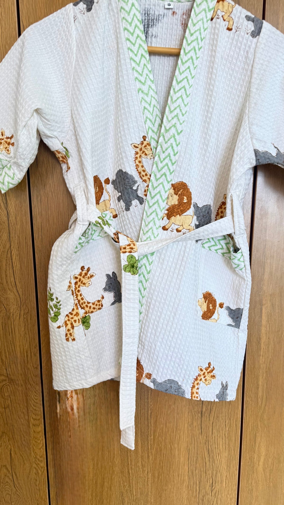 Kids Safari tales Bathrobe