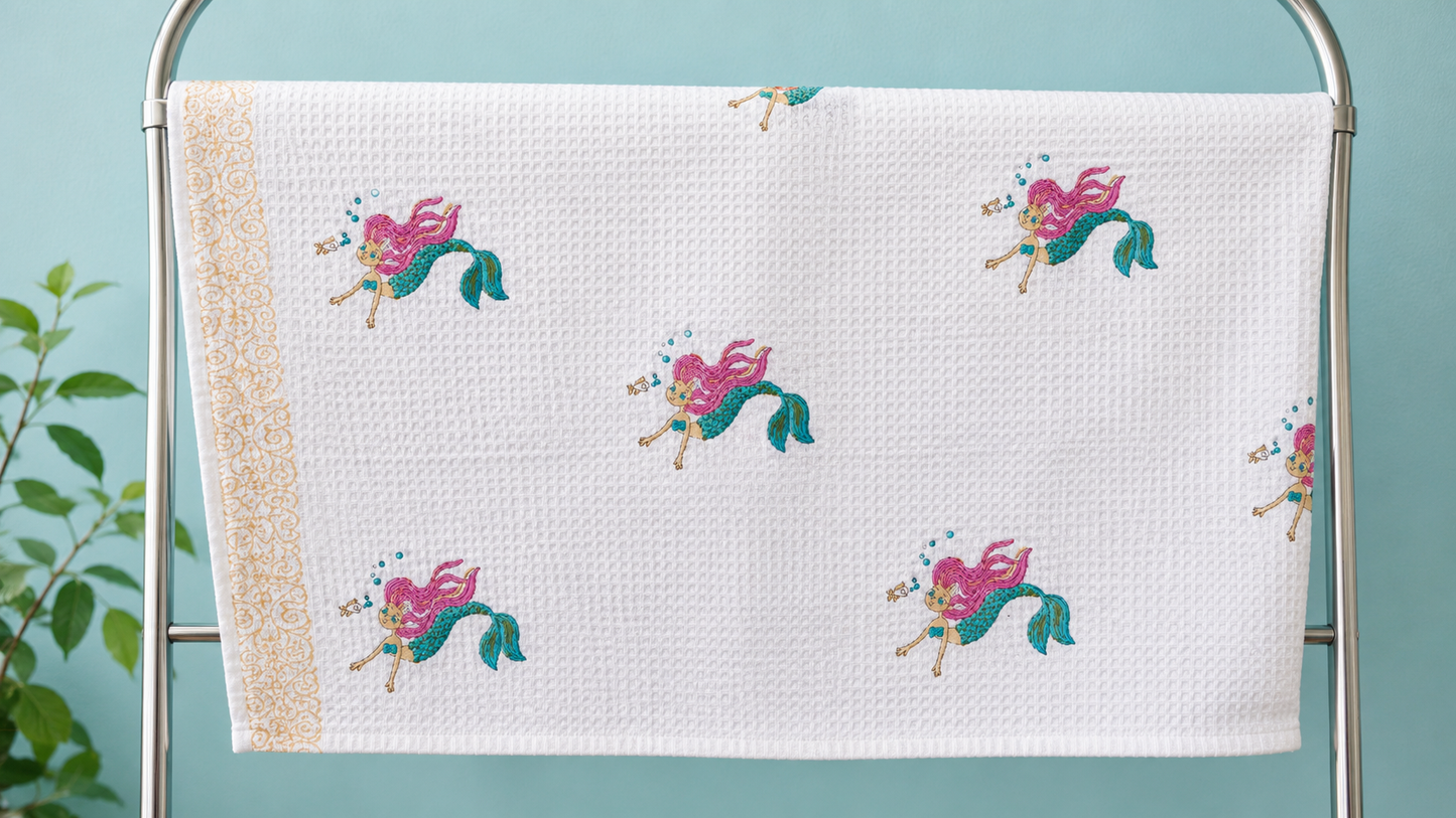 Kids Mermaid Towel