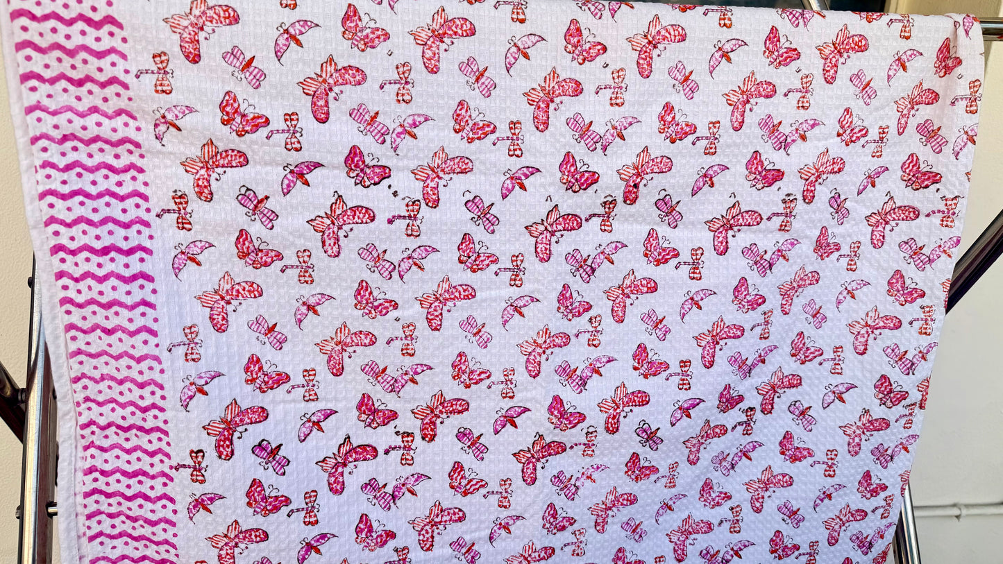 Kids Flutterberry Garden Towel