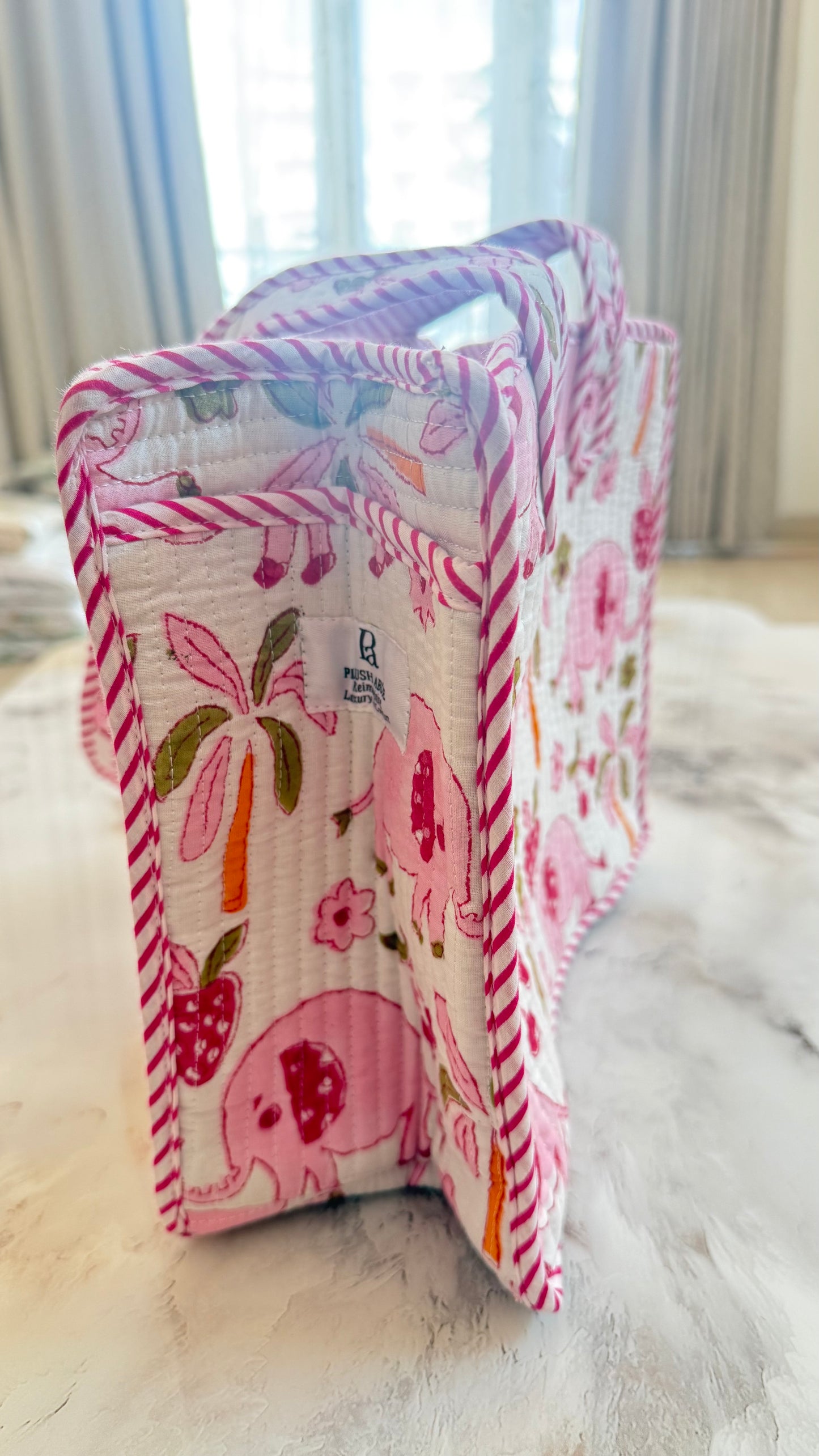 Pink elephant Mini Tote Bag