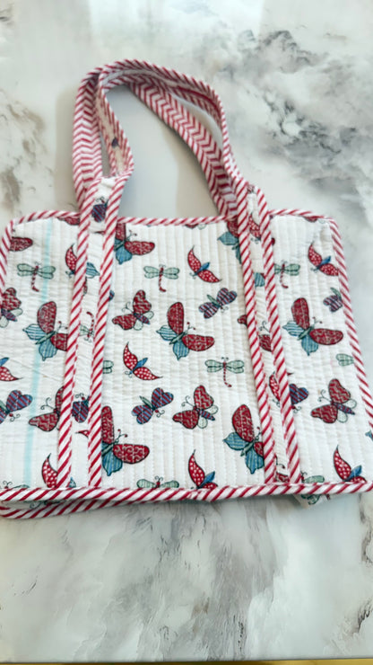 Flutter Butterfly Mini Tote Bag