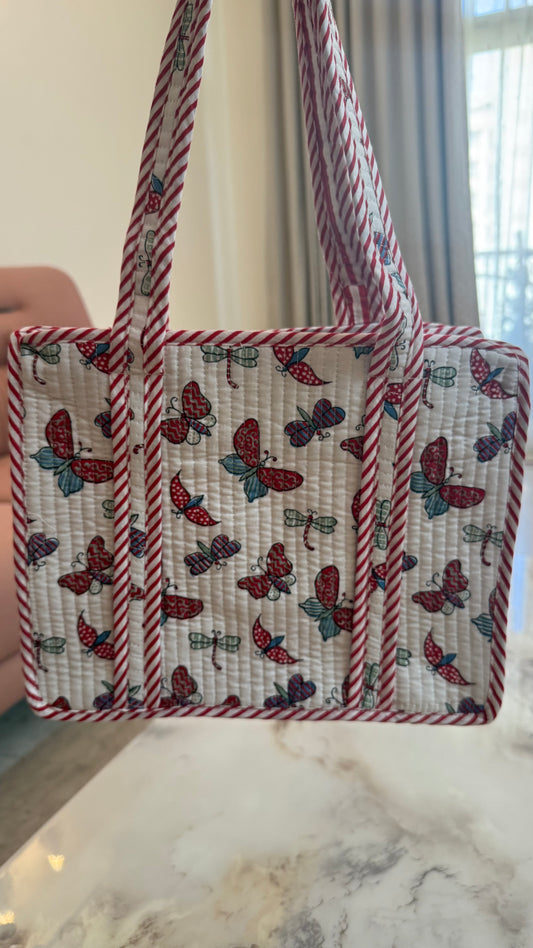 Flutter Butterfly Mini Tote Bag