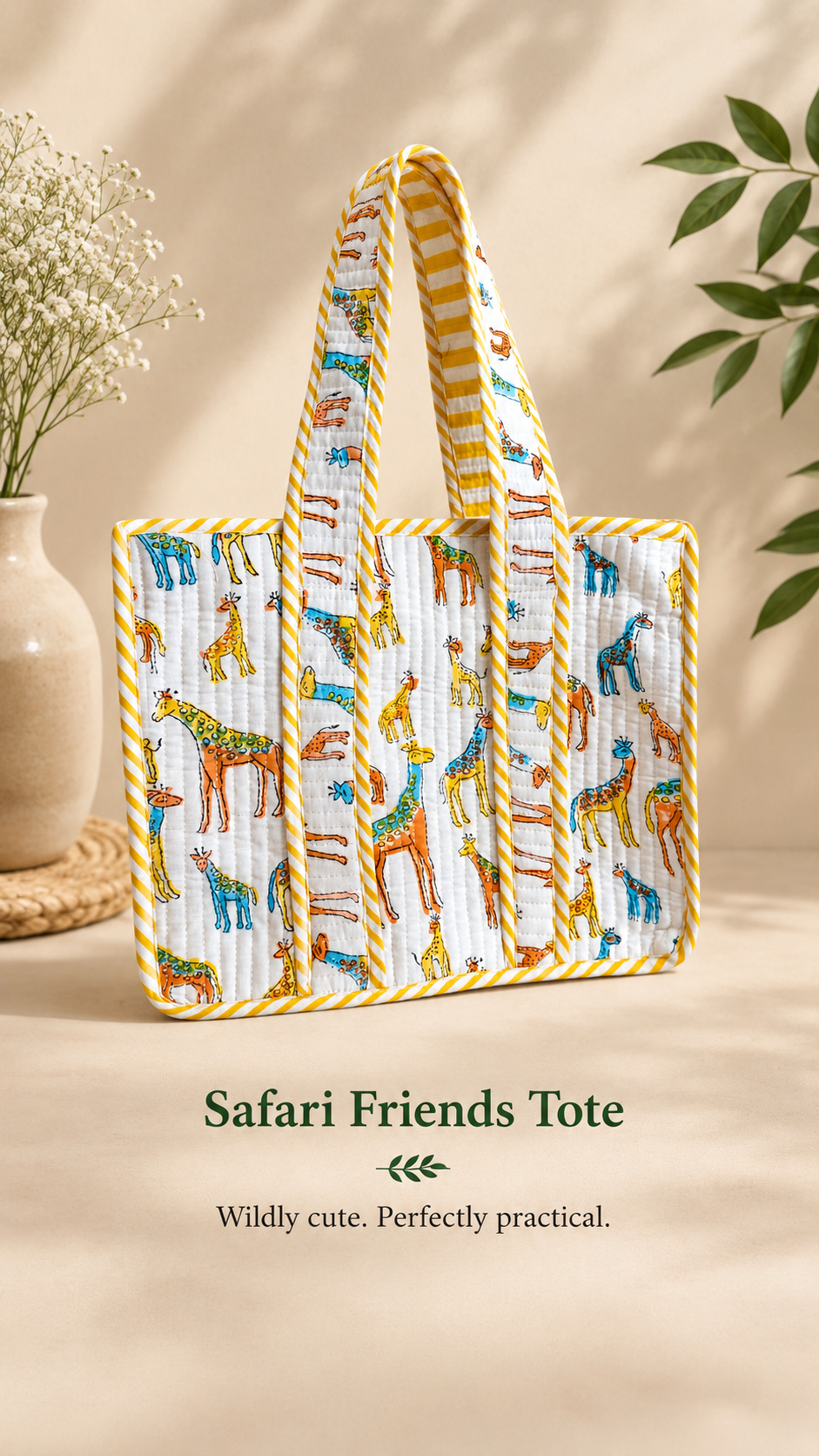 Safari friends Mini tote bag