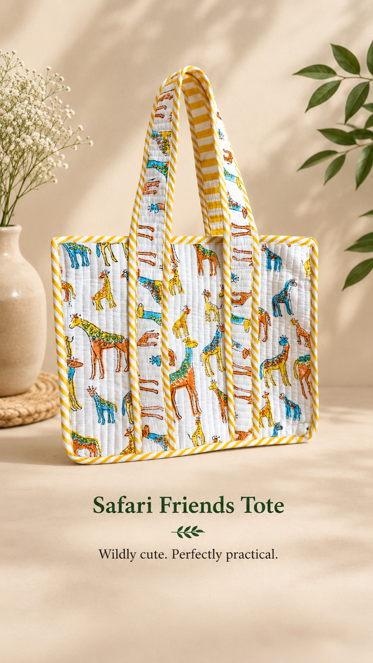 Safari friends Mini tote bag