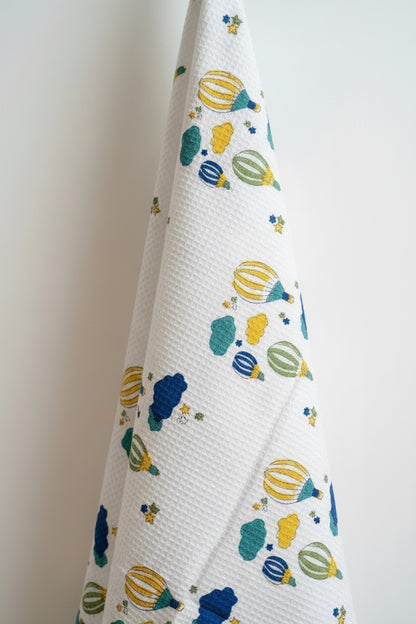Kids Blue Balloon Adventures Towel