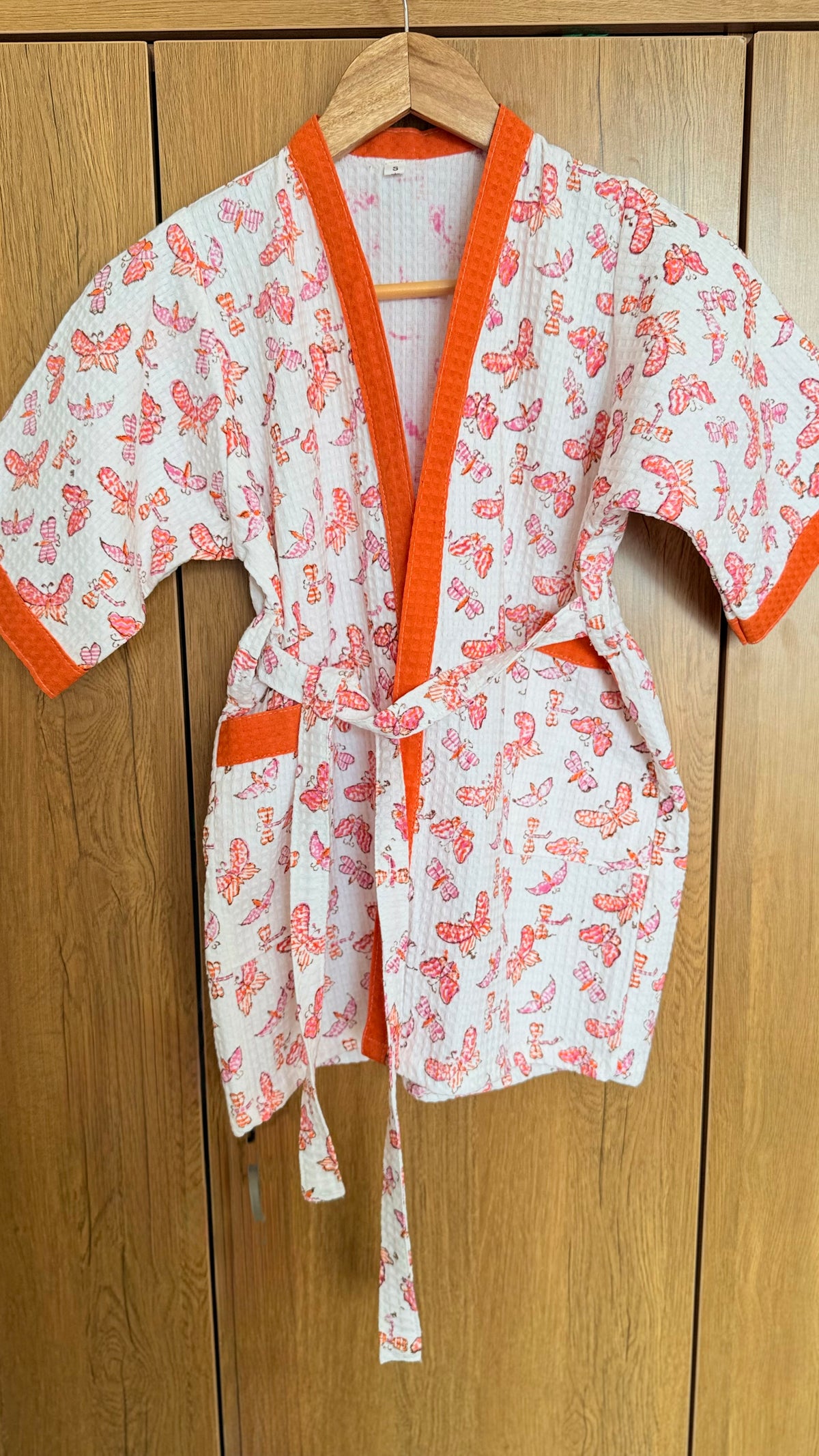 Kids Flutterberry garden Bathrobe