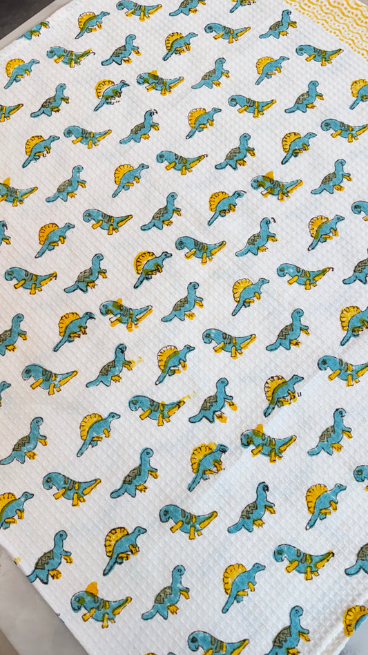Kids Dino Land tales towel