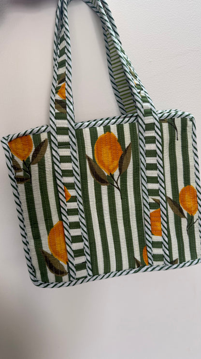 Olive Citrus Mini tote bag