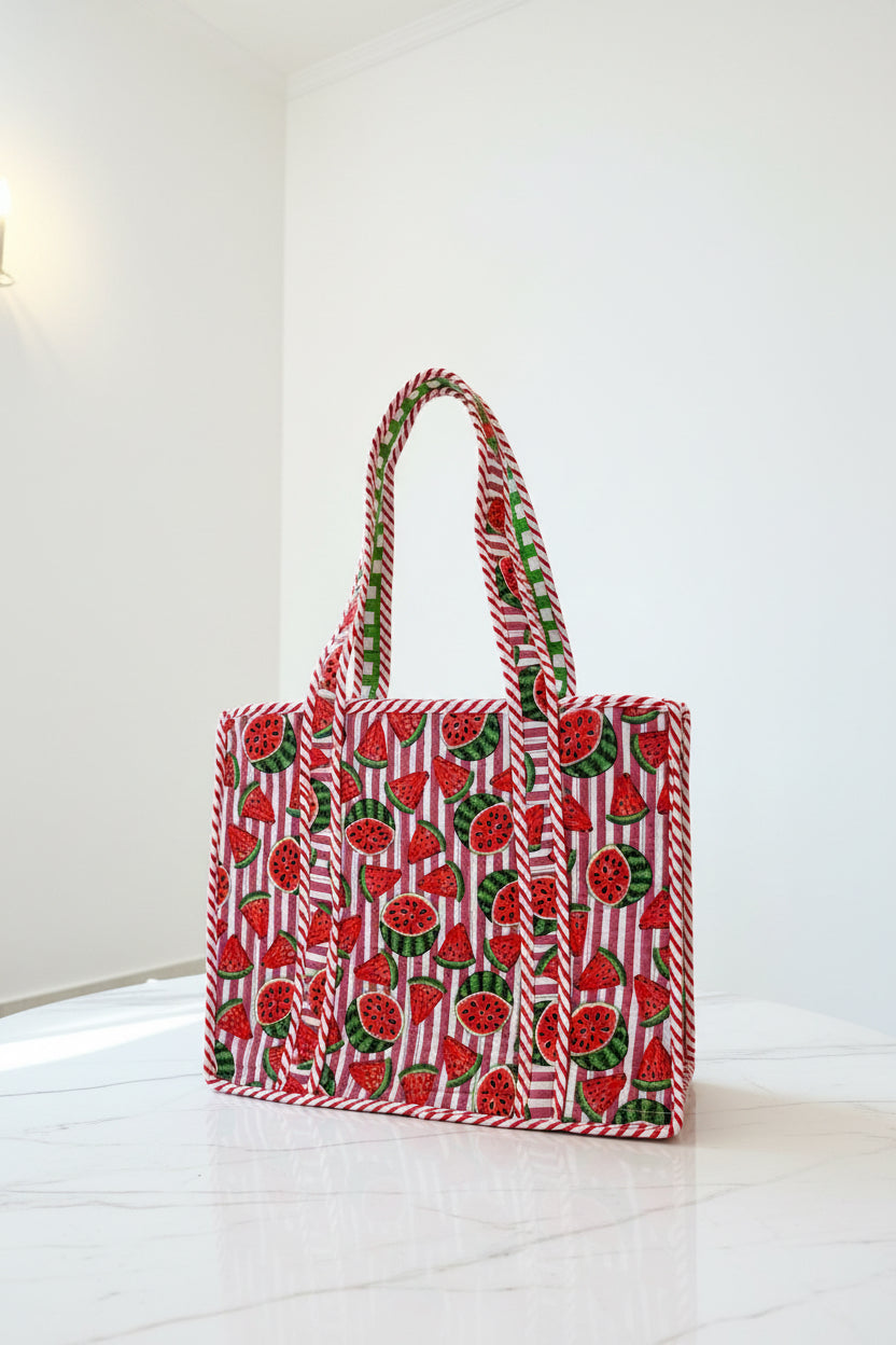 Melon Pop Mini Tote Bag