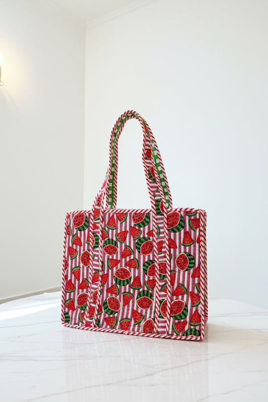 Melon Pop Mini Tote Bag