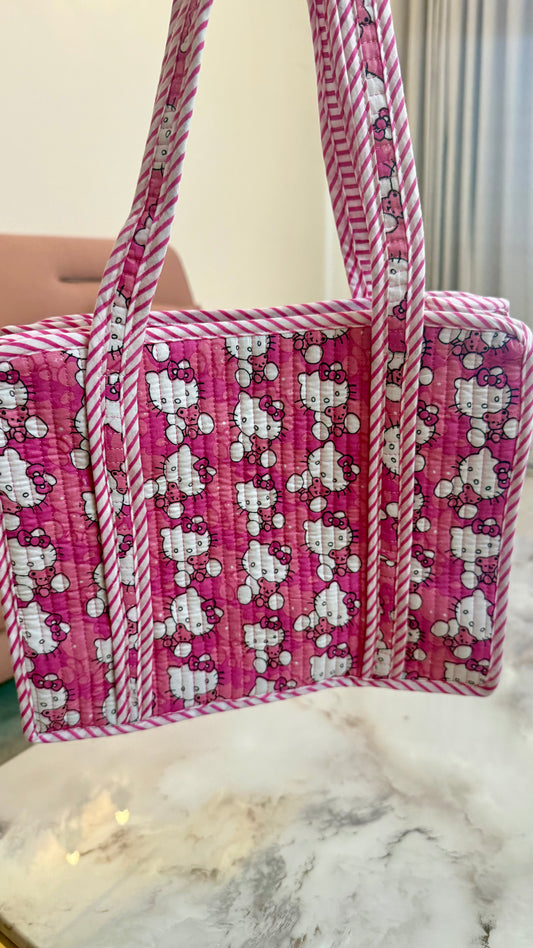 Pink Hello Kitty Mini Tote Bag