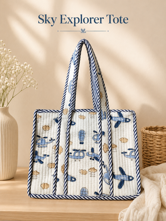 Sky explorer Mini tote bag