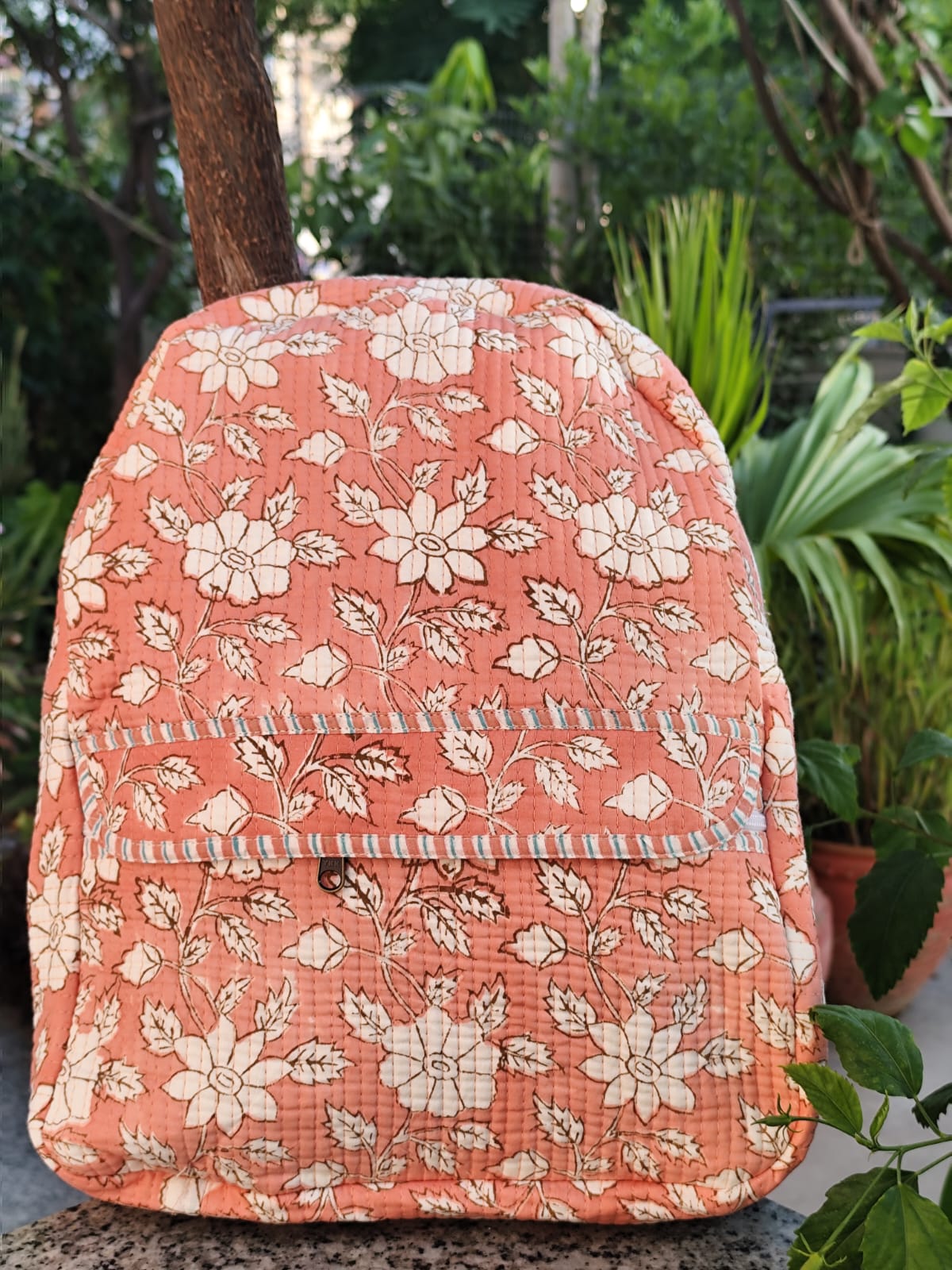 Backpack -Peach blossom