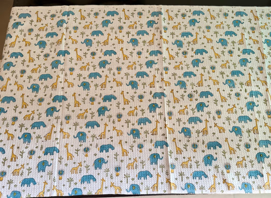Kids Blue Jungle towel